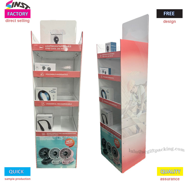इलेक्ट्रिक फॅन कार्डबोर्ड डिस्प्ले स्टँडवर तुमचा इलेक्ट्रिक फॅन कसा वेगळा बनवायचा?