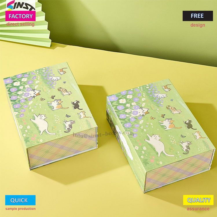 क्यूट कॅट प्लश लटकन गिफ्ट बॉक्स