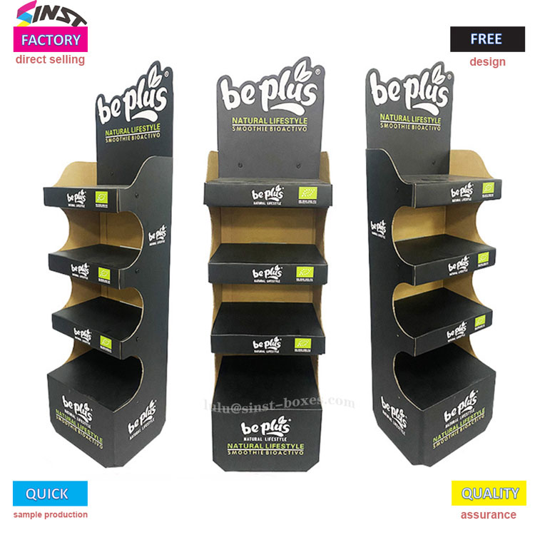 Shampoo corrugated display rack